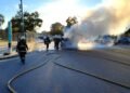Dos intervenciones de emergencia: un choque en Constitución y un vehículo incendiado en Palermo