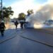 Dos intervenciones de emergencia: un choque en Constitución y un vehículo incendiado en Palermo